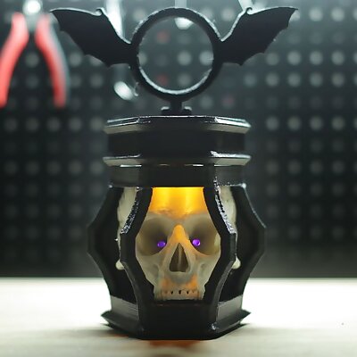 LED Skull Lantern