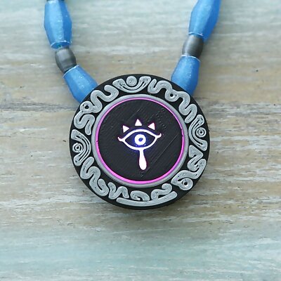 Sheikah Pendant – NeoPixel Jewelry with GEMMA M0