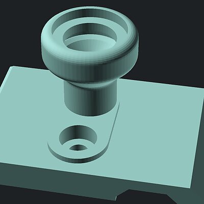 MK3S Extruder Clip for Palette 2 includes space for Rubber Grommet
