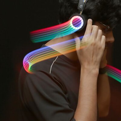 NeoPixel LED Headphones