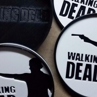 Rick Grimes Walking Dead Coasters