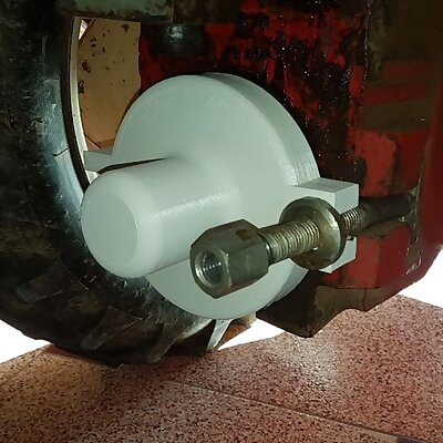 Twowheel tractor outputshaft cover