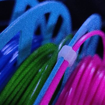 Filament clip for sample spool