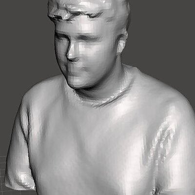 3D Scan of Me!  Upper Torso Shoulders and Head