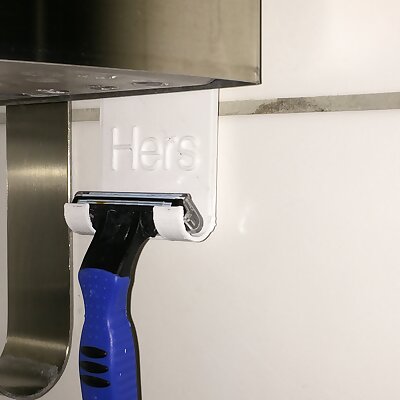 IKEA GRUNDTAL Shaver Holder w Text customizable