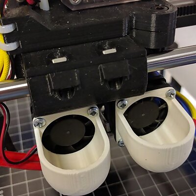 E3D V6 HeatSink Fan Shroud for High Temperature Printing