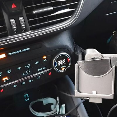 Ford Focus 2020  Dashmount for car with removable second phone
