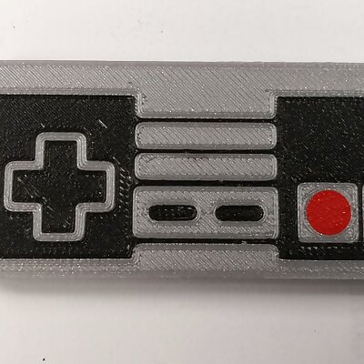 NES gamepad keychain