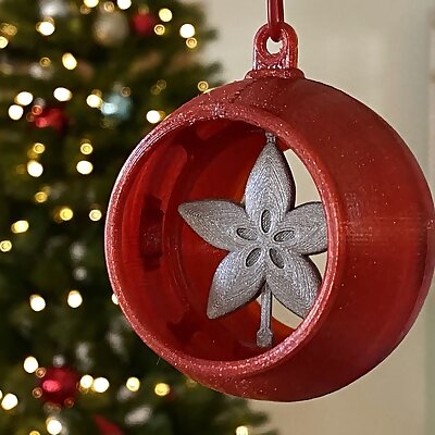 Snap Fit Ornaments with Spinner Inserts