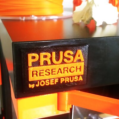 Prusa Research logo on platform For color change