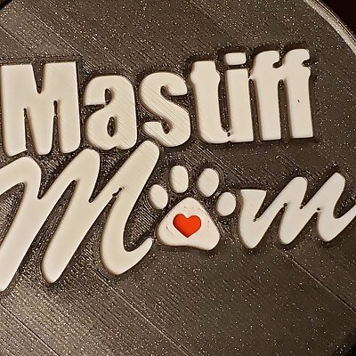 Mastiff Mom Coaster
