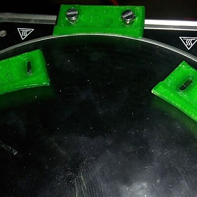 Kossel Mini Hexagon Heat Bed and Glass Plate Mount