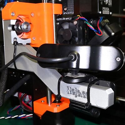 Simple webcam holder for mounting on X axis motor