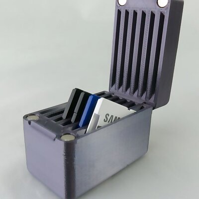Magnetic SD Card Case Vert