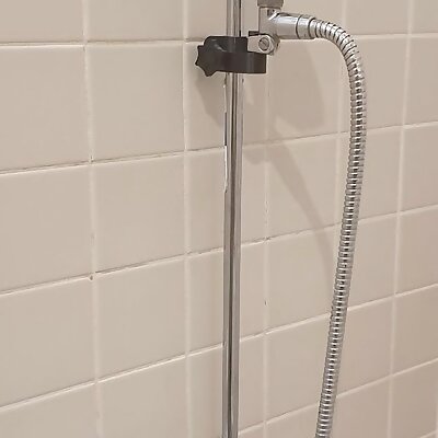 Shower head pole connections