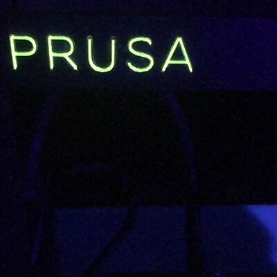 Prusa MK3 Frame Lettering Inserts