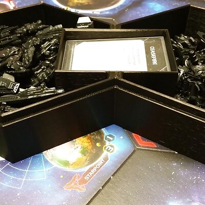 Twilight Imperium 4  Player Color Storage Box and Lid