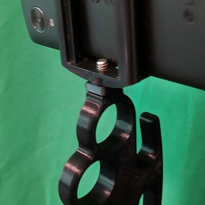 Brass Knuckles Style Camera Grip with standard 1420 Bolt Mount