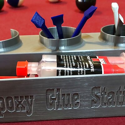 Epoxy glue station