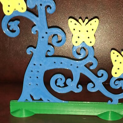 Butterfly Jewelry Tree with Desktop Stand
