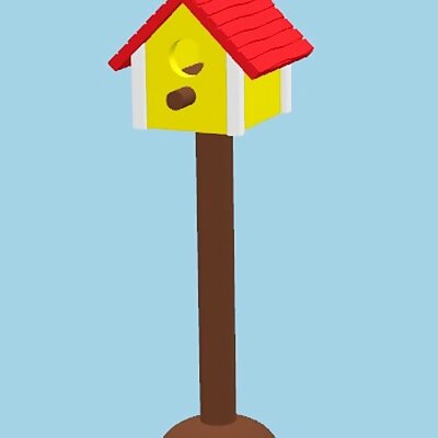 Dollhouse birdhouse