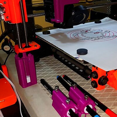 Multicolors 2D plotter adapter