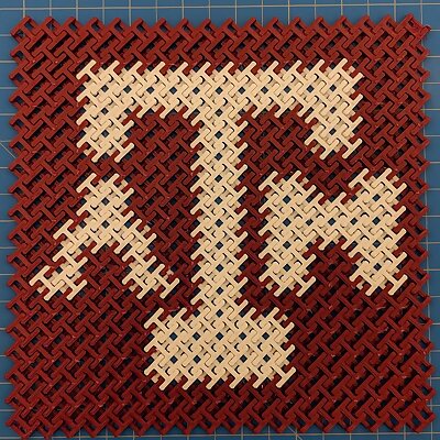 Texas AM Maroon and White Chainmail