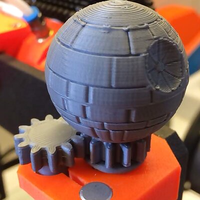 Rotating Prusa Death Star Topper