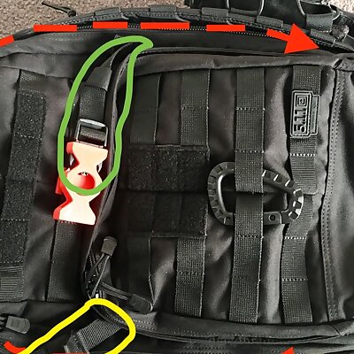 511 Rush backpack compression strap adjustment