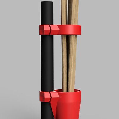 Twopart Drumstick Holder 6–8 drumsticks
