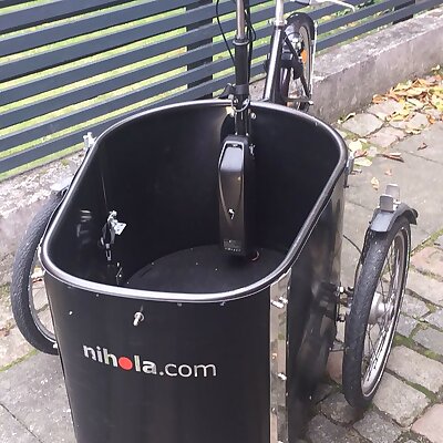 Battery holder for nihola bicycle
