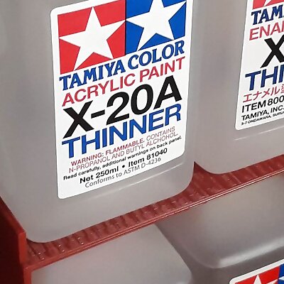 Tamiya thinner paint rack