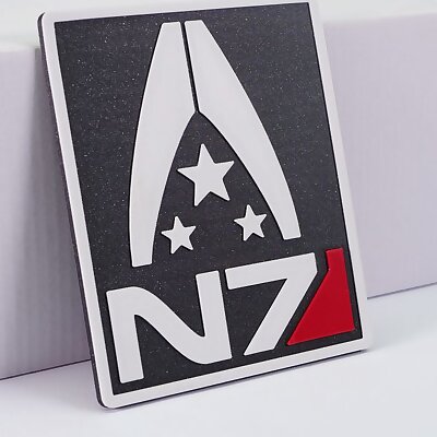 Mass Effect N7 Plaque Magnet