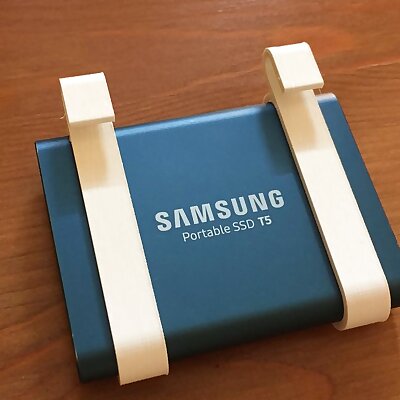 Samsung T5 SSD holder for laptop
