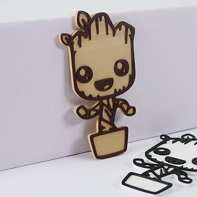 Young Groot Magnet