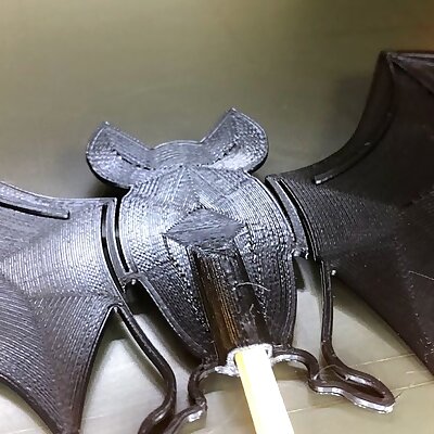 Flapping Bat Print in Place Toy