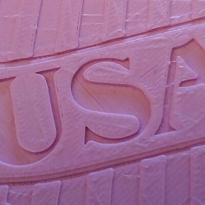 USA  Happy Birthday America coin  wall mount plague