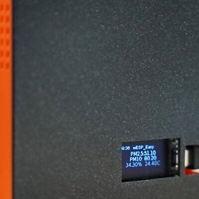 Wireless Dust Sensor SDS011 and DHT22AM2302 with Wemos OLED enclosure