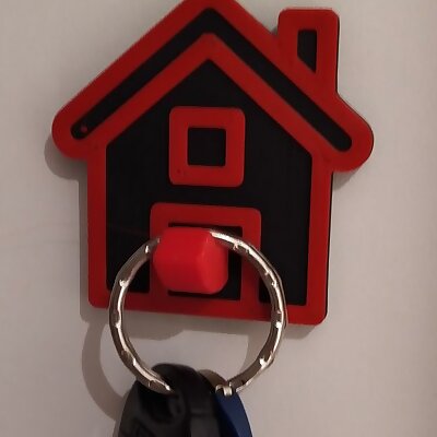 House shaped key holder