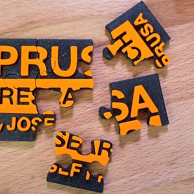PRUSA RESEARCH logo  3D puzzle