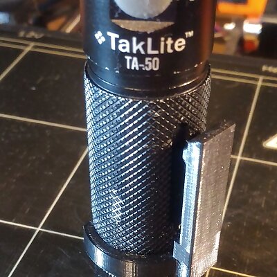 Flashlight Pocket Clip  Taklite TA50 SCAD Remixable