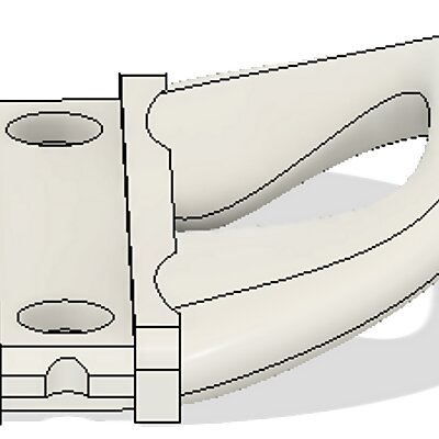 Door handle for a sliding door
