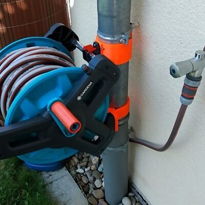 Gardena Wallmount for Rainwater Pipe D100mm