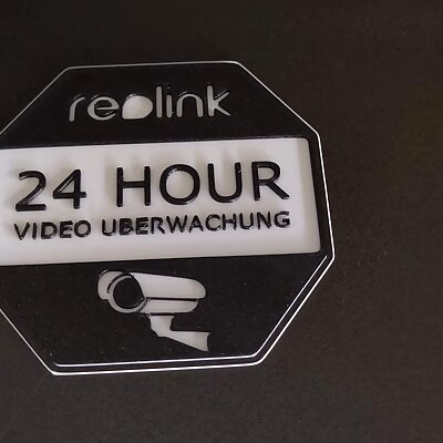 Reolink Video Surveillance Sign