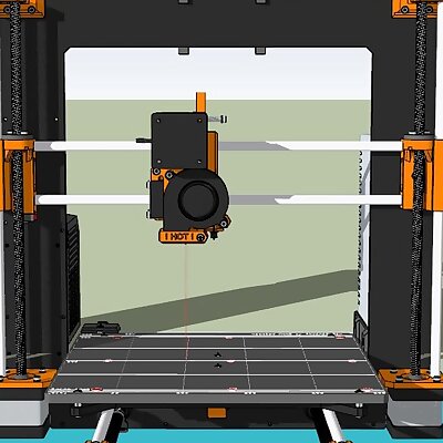 Prusa i3 MK2S SketchUp Dynamic Model automatic bedhotend position