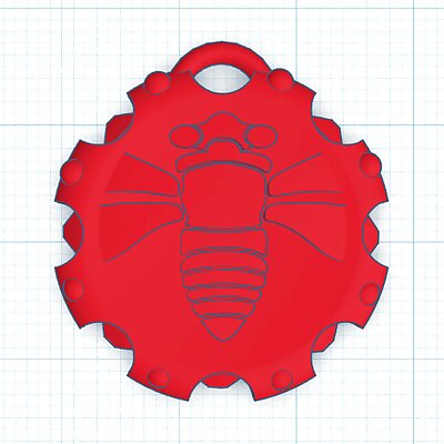 Cicada Crafts Keychain