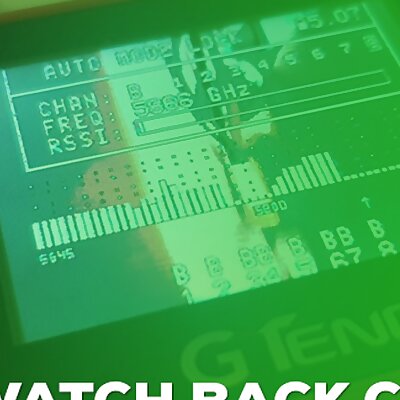 Gteng T909 Boscam Virhuck FPV Watch Back Cover