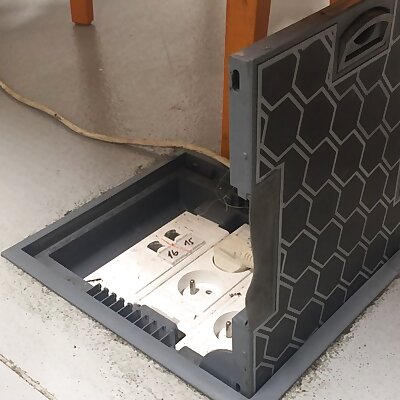 Floor socket box tile
