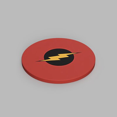 DC Flash Logo Coaster