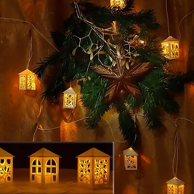 Christmas lanterns  variable kit for creative printers